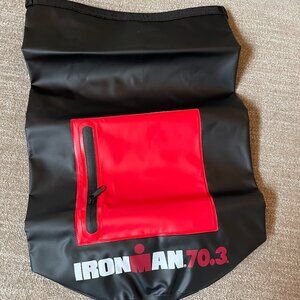 NWT IRONMAN 70.3 Drybag backpack black and red NEW